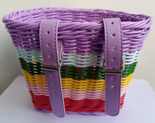 Load image into Gallery viewer, Woven Bike or Scooter Basket