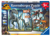 Load image into Gallery viewer, Ravensburger Jurassic World Domination Puzzle 3 X 49 Piece