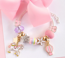Load image into Gallery viewer, Lauren Hinkley Unicorn Carousel Charm Bracelet