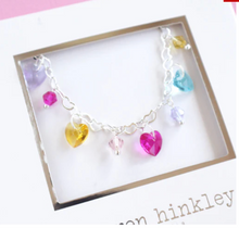 Load image into Gallery viewer, Lauren Hinkley Glitter & Magic Heart Charm Bracelet