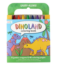 Load image into Gallery viewer, Ooly Carry Along Colouring Book Dinoland