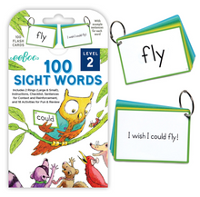 Load image into Gallery viewer, Eeboo 100 Sight Words Level 2 Flash Cards