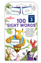 Load image into Gallery viewer, Eeboo 100 Sight Words Level 3 Flash Cards