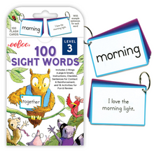 Load image into Gallery viewer, Eeboo 100 Sight Words Level 3 Flash Cards