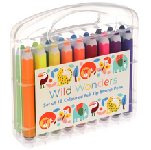 Load image into Gallery viewer, Rex London Wild Wonders Felt Tip Stamp Pens