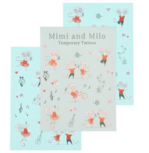Load image into Gallery viewer, Rex London Mimi & Milo Temporary Tattoos