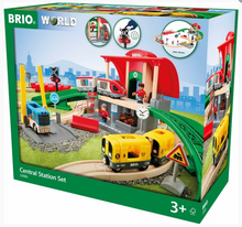 Load image into Gallery viewer, Brio Central Station Set 33989