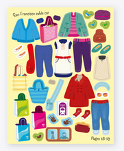 Load image into Gallery viewer, Usborne Sticker Dolly Dressing Travel