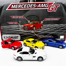 Load image into Gallery viewer, Kinsmart Pull Back Friction Die Cast Mercedes AMG GT