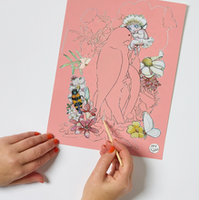 Load image into Gallery viewer, Journey of Something Scratch Art May Gibbs