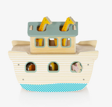 Load image into Gallery viewer, Bigjigs Wooden Noah's Ark