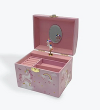 Load image into Gallery viewer, Unicorn Pearl Handle Musical Jewellery Box