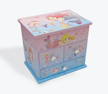 Load image into Gallery viewer, Deluxe Mermaid Musical Jewellery Box