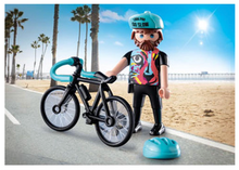 Load image into Gallery viewer, Playmobil Road Cyclist Paul 71478