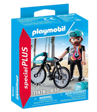 Load image into Gallery viewer, Playmobil Road Cyclist Paul 71478