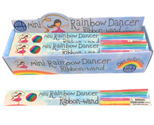 Load image into Gallery viewer, Mini Rainbow Dancer Ribbon Wand