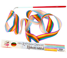 Load image into Gallery viewer, Mini Rainbow Dancer Ribbon Wand