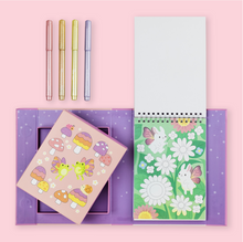 Load image into Gallery viewer, Tiger Tribe Shimmer Colouring Set Little Fairy Land