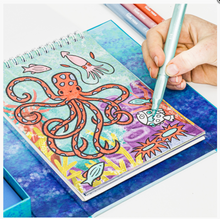 Load image into Gallery viewer, Tiger Tribe Shimmer Colouring Set Sea Life