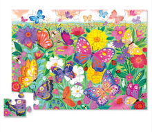 Load image into Gallery viewer, Crocodile Creek Butterfly Garden 36 Piece Floor Puzzle