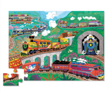Load image into Gallery viewer, Crocodile Creek All Abord 36 piece Floor Puzzle