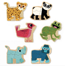 Load image into Gallery viewer, Djeco Wooden Magnet Set Mixanimo