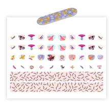 Load image into Gallery viewer, Djeco 120 Feather Nail Stickers