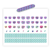 Load image into Gallery viewer, Djeco 120 Flowers Nail Stickers