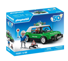 Load image into Gallery viewer, Playmobil 50th Anniversary Classic Police Car