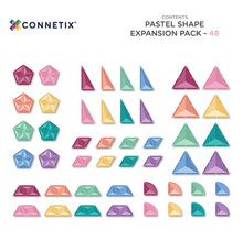 Load image into Gallery viewer, Connetix 48 Piece Pastel Shape Expansion Pack