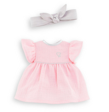 Load image into Gallery viewer, Corolle Pink Dress & Headband 36cm/14"