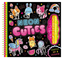 Load image into Gallery viewer, Neon Cuties Scratch Book