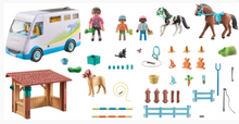 Load image into Gallery viewer, Playmobil Mobile Horse Riding School 71493