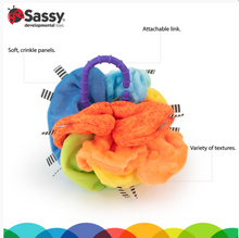 Load image into Gallery viewer, Sassy Baby Crinkle Ball