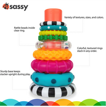 Load image into Gallery viewer, Sassy Baby Stacks of Circles
