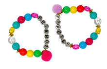 Load image into Gallery viewer, Pink Poppy Friends Forever Beaded Bacelet Set