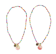 Load image into Gallery viewer, Pink Poppy BFF Donut Necklace Set