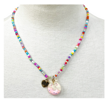 Load image into Gallery viewer, Pink Poppy BFF Donut Necklace Set