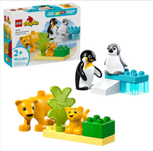 Load image into Gallery viewer, Lego Duplo Wild Animal Families Penguins & Lions 10442