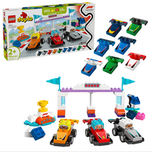 Load image into Gallery viewer, Lego Duplo F1 Team Race Cars & Drivers 10445
