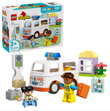 Load image into Gallery viewer, Lego Duplo Ambulance & Driver 10447