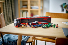 Load image into Gallery viewer, Lego City F1 Truck with RB20 & AMR24 F1 Cars 60445