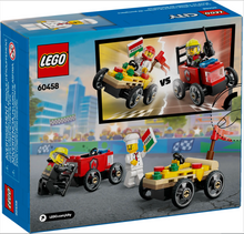 Load image into Gallery viewer, Lego City Pizza vs Fire Truck Race Car Pack 60458