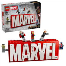 Load image into Gallery viewer, Lego Marvel MARVEL Logo & Minifigures 76313