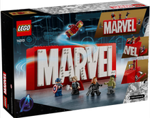 Load image into Gallery viewer, Lego Marvel MARVEL Logo & Minifigures 76313