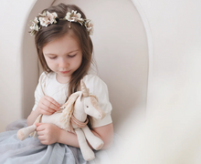 Load image into Gallery viewer, Maileg Unicorn Soft Toy with Harness & Lead