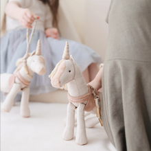 Load image into Gallery viewer, Maileg Unicorn Soft Toy with Harness & Lead