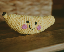 Load image into Gallery viewer, Pebble Friendly Banana Rattle