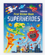 Load image into Gallery viewer, Usborne First Sticker Book Superheroes