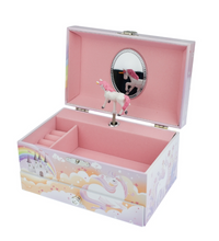 Load image into Gallery viewer, Rainbow Unicorn Musical Jewellery Box